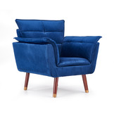 REZZO - fauteuil - stof - modern - 80x84x73 cm - marine