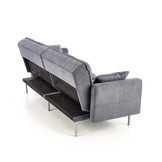 ROBERTO - slaapbank - 193x58-86x85-108 cm - donkergrijs
