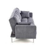 ROBERTO - slaapbank - 193x58-86x85-108 cm - donkergrijs