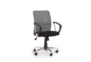 TONY - bureaustoel - kantel mechanisme - grijs - 58x92-102x56cm