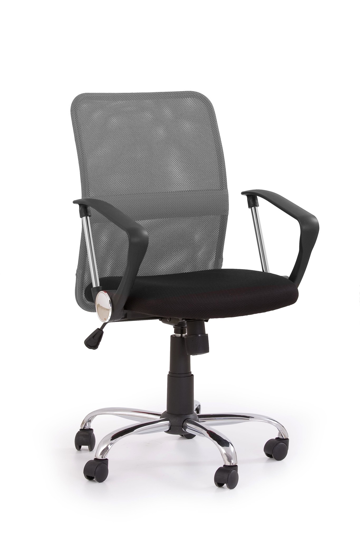 TONY - bureaustoel - kantel mechanisme - grijs - 58x92-102x56cm