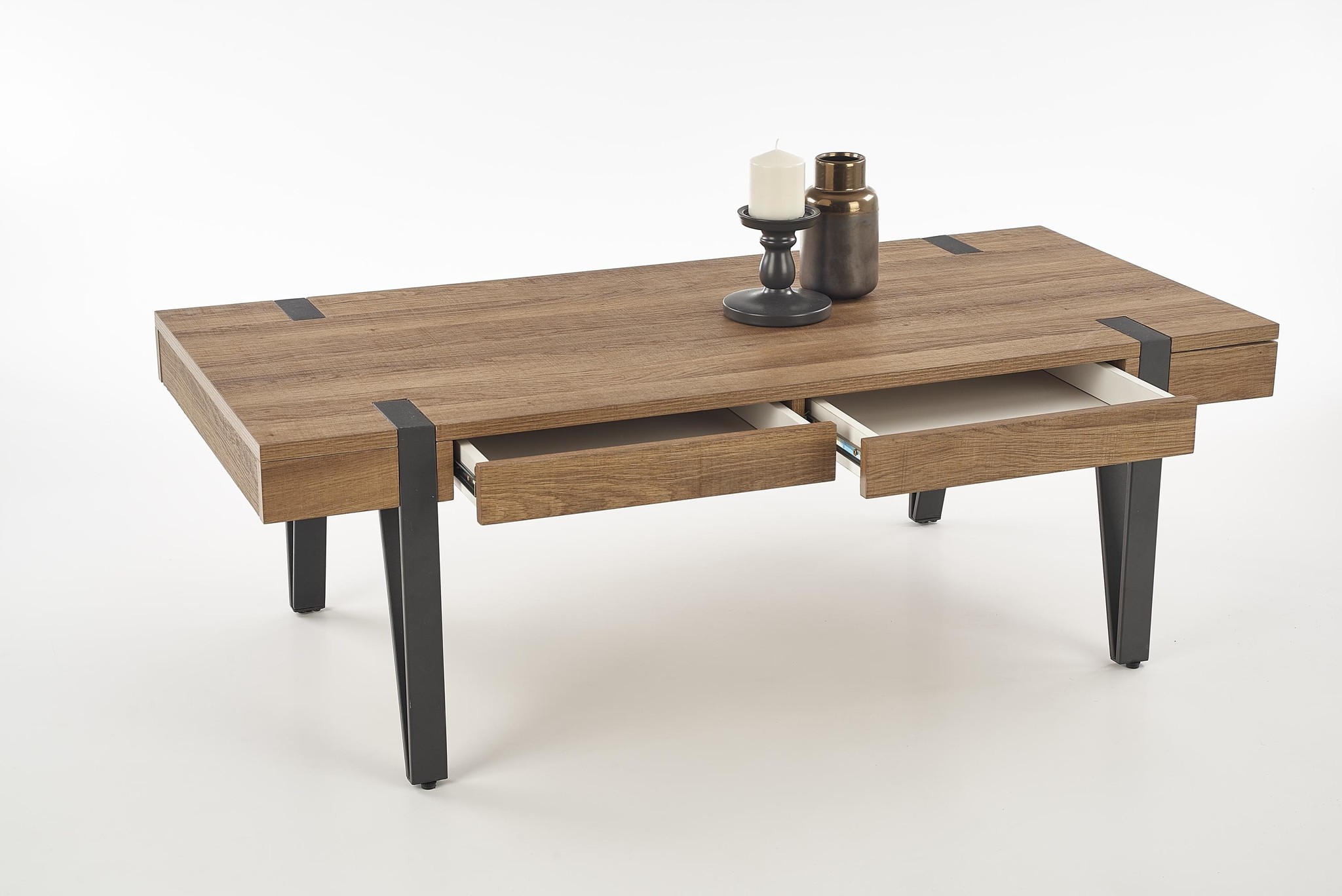 TULUZA - salontafel - lades - gefineerd MDF - 120x41x55cm