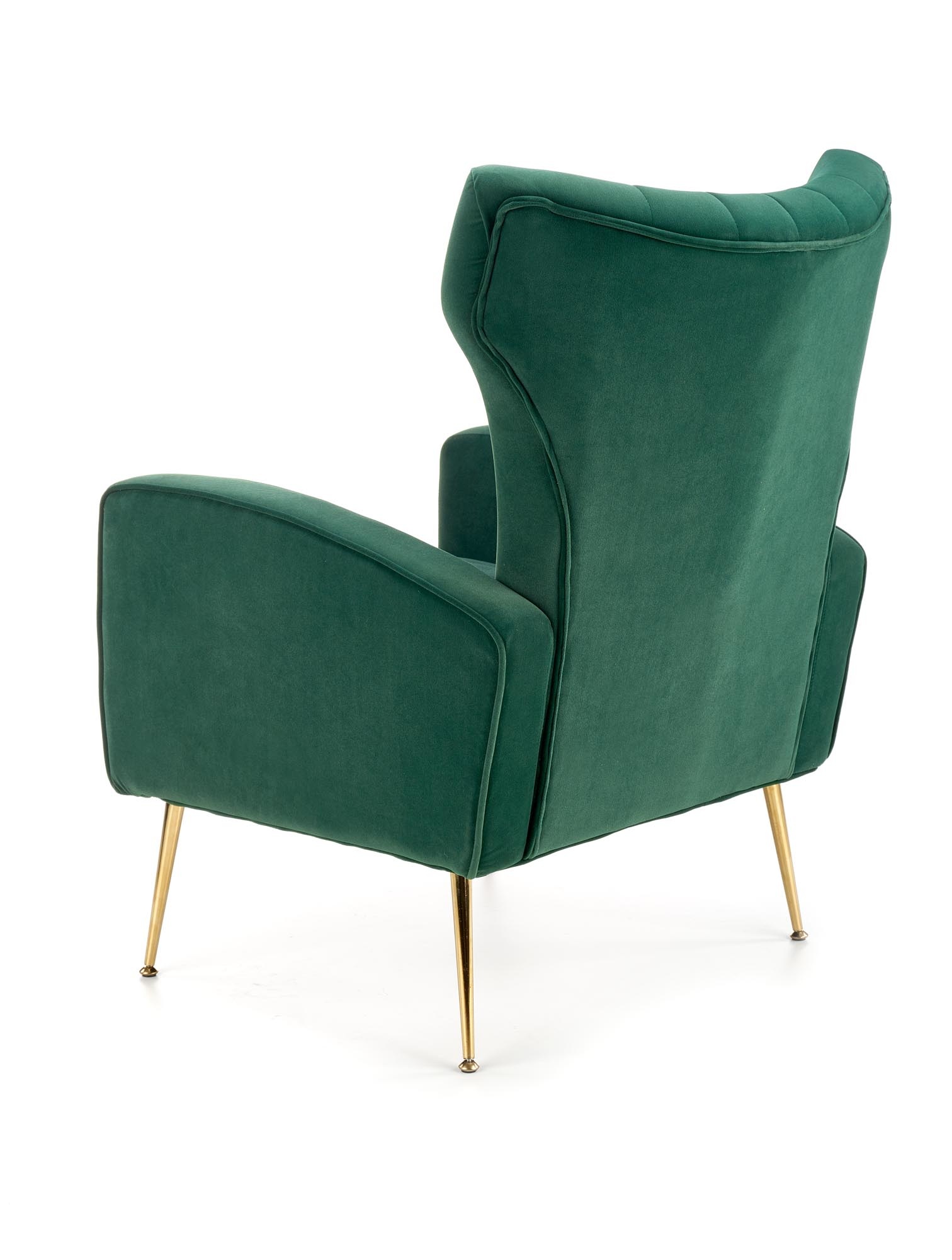 VARIO - fauteuil - fluwelen stof - 70x100x70 cm - groen