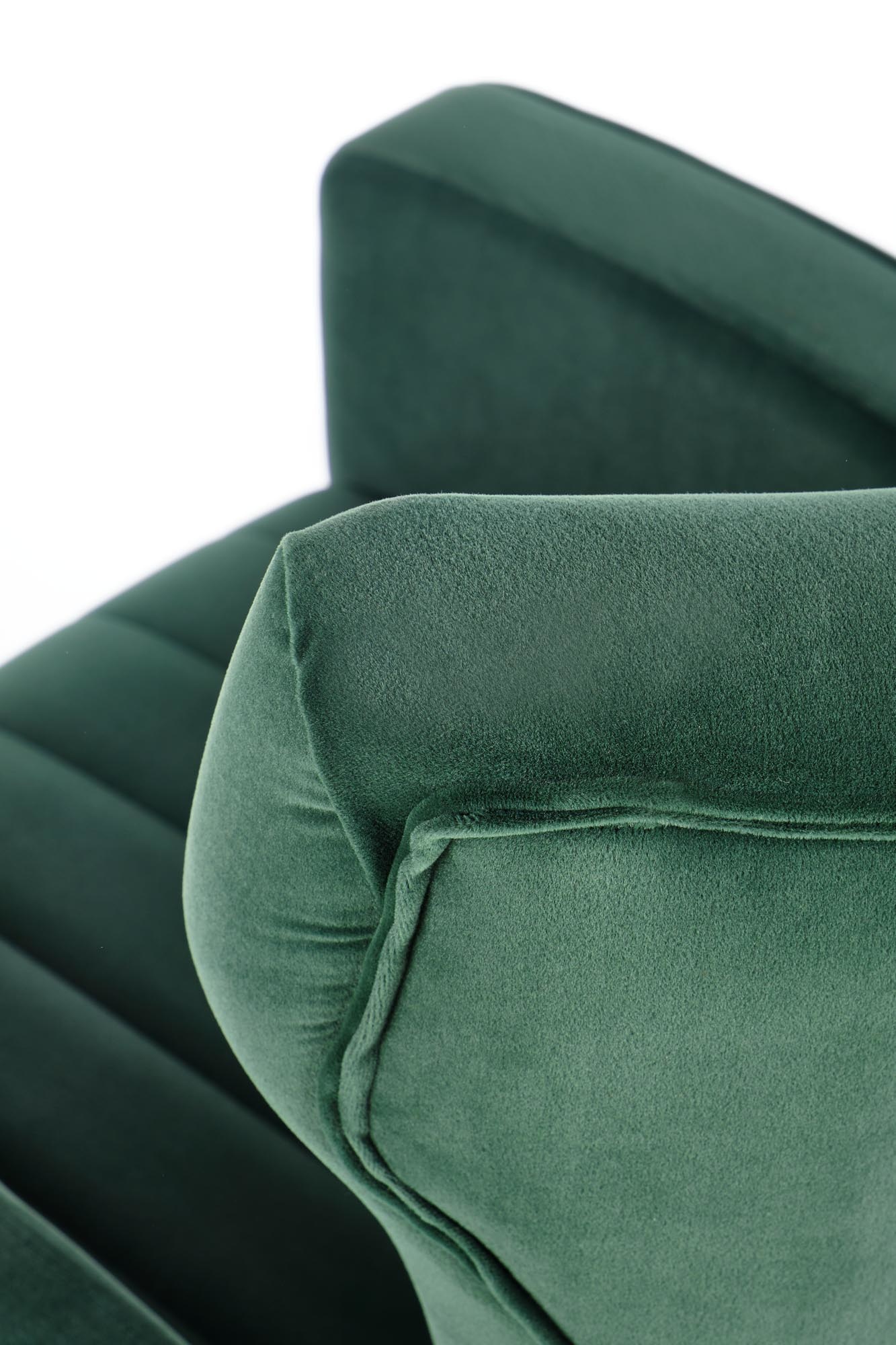VARIO - fauteuil - fluwelen stof - 70x100x70 cm - groen