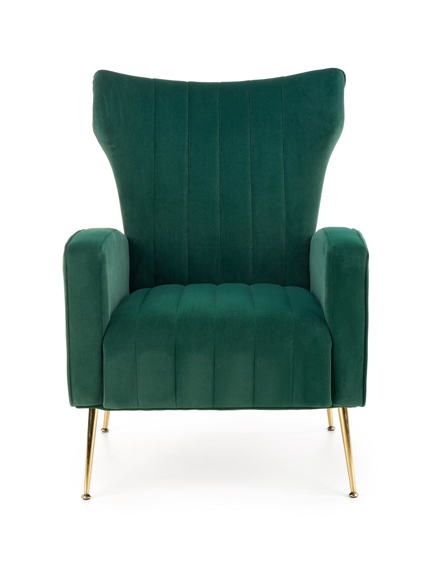 VARIO - fauteuil - fluwelen stof - 70x100x70 cm - groen