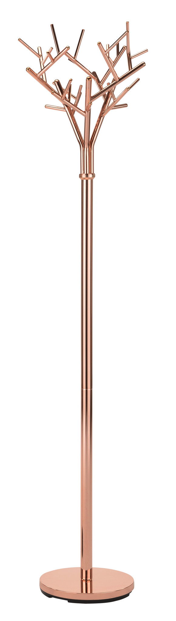 Kapstok - staande kapstok - koper - Ø40x180 cm