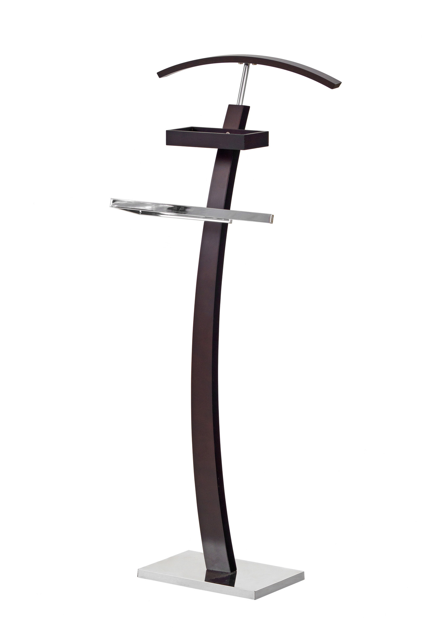 Kapstok - staande kapstok - wengé - Ø32x20x117 cm