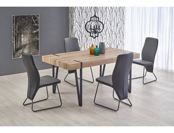 YOHANN - eettafel - gefineerd MDF - 6 zits - 170x90x76cm