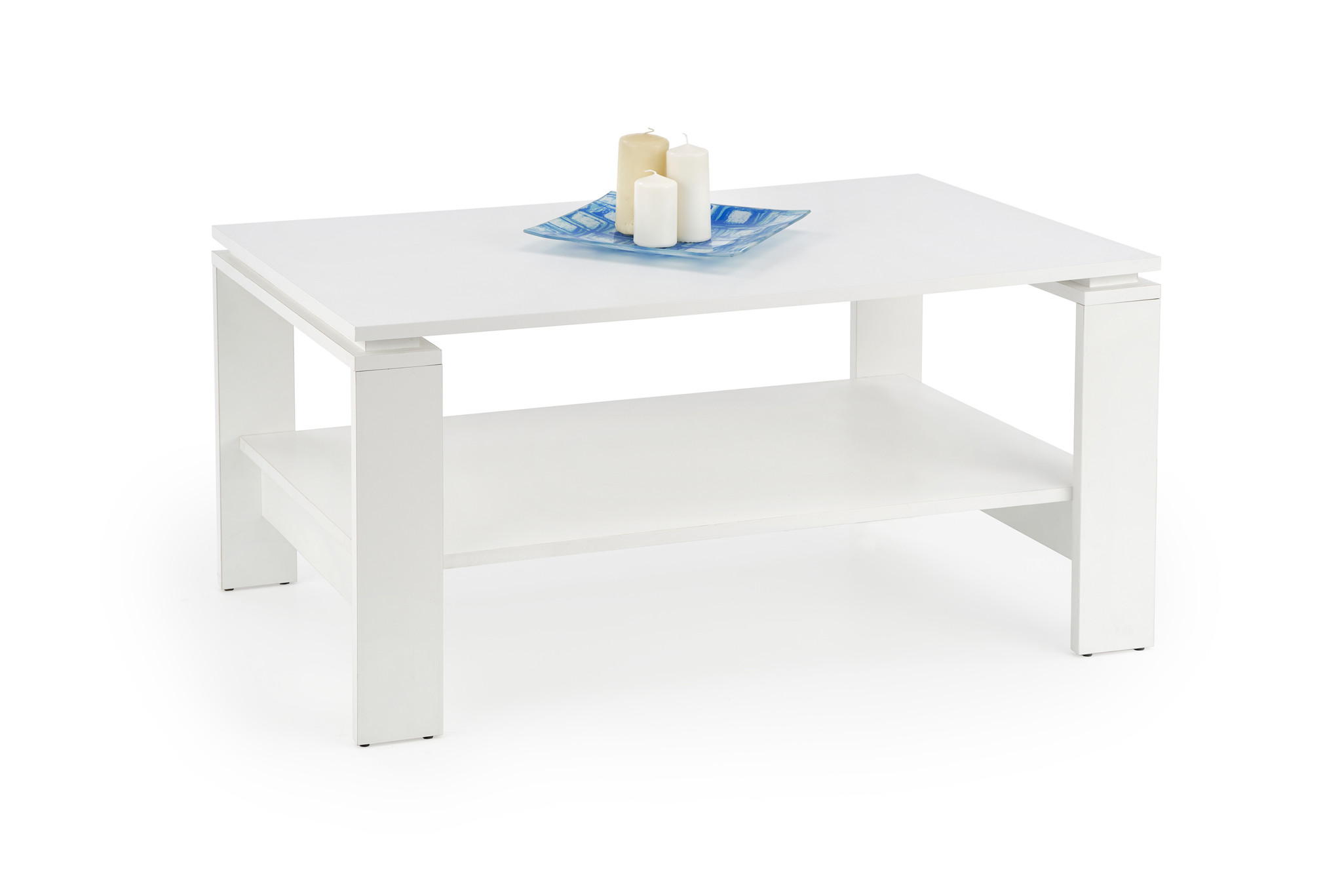 ANDREA - salontafel - hout - onder legplank - 110x52x60 cm