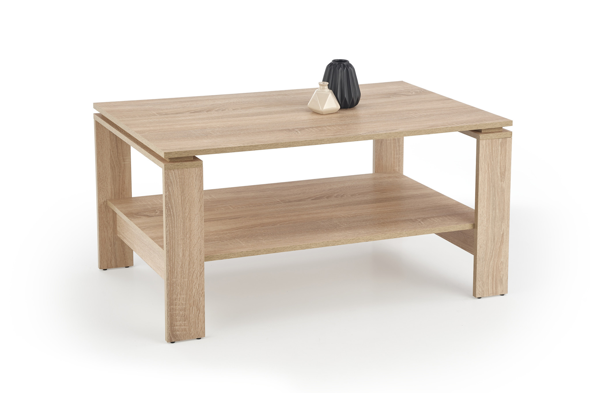ANDREA - salontafel - hout - onder legplank - 110x52x60 cm