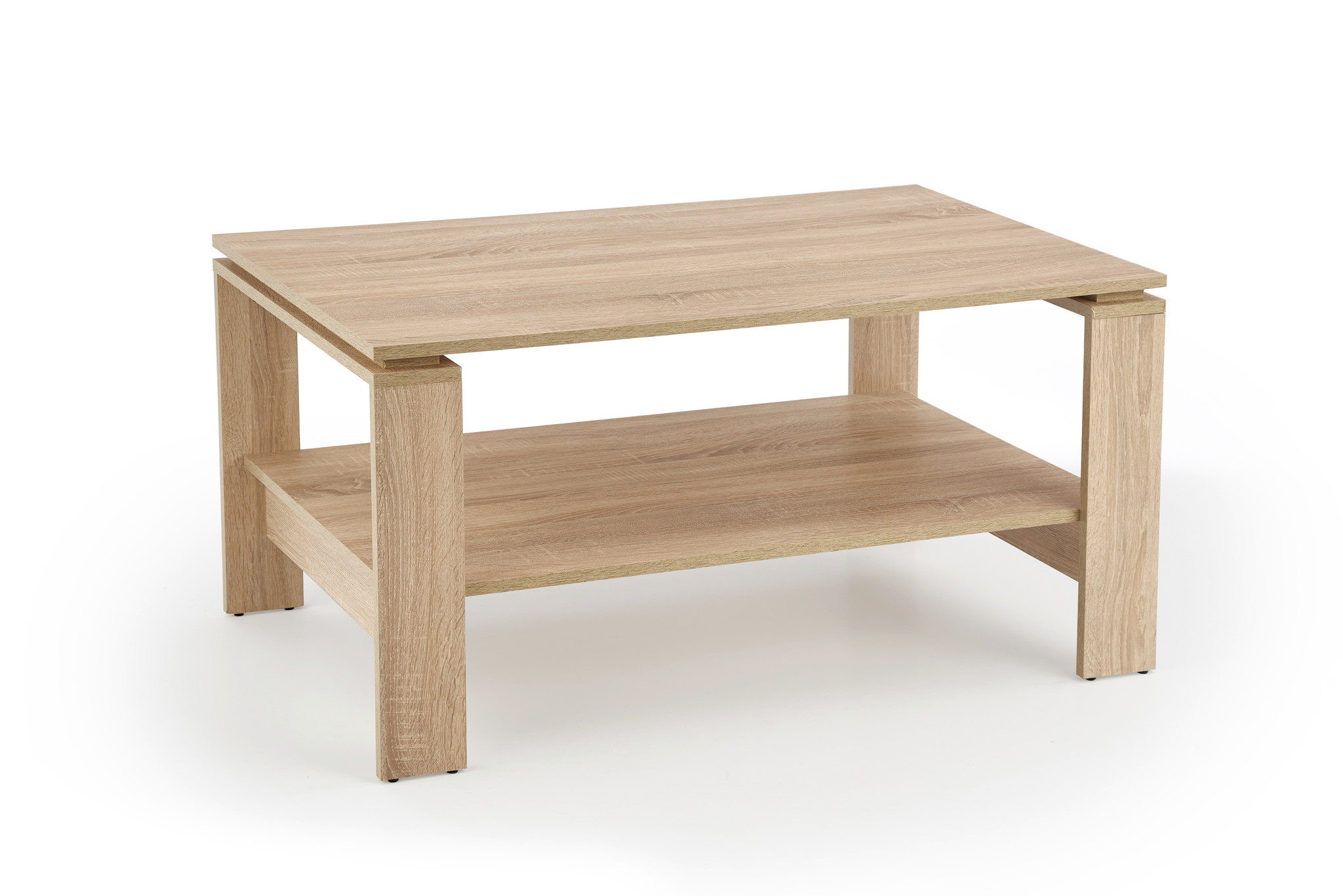 ANDREA - salontafel - hout - onder legplank - 110x52x60 cm