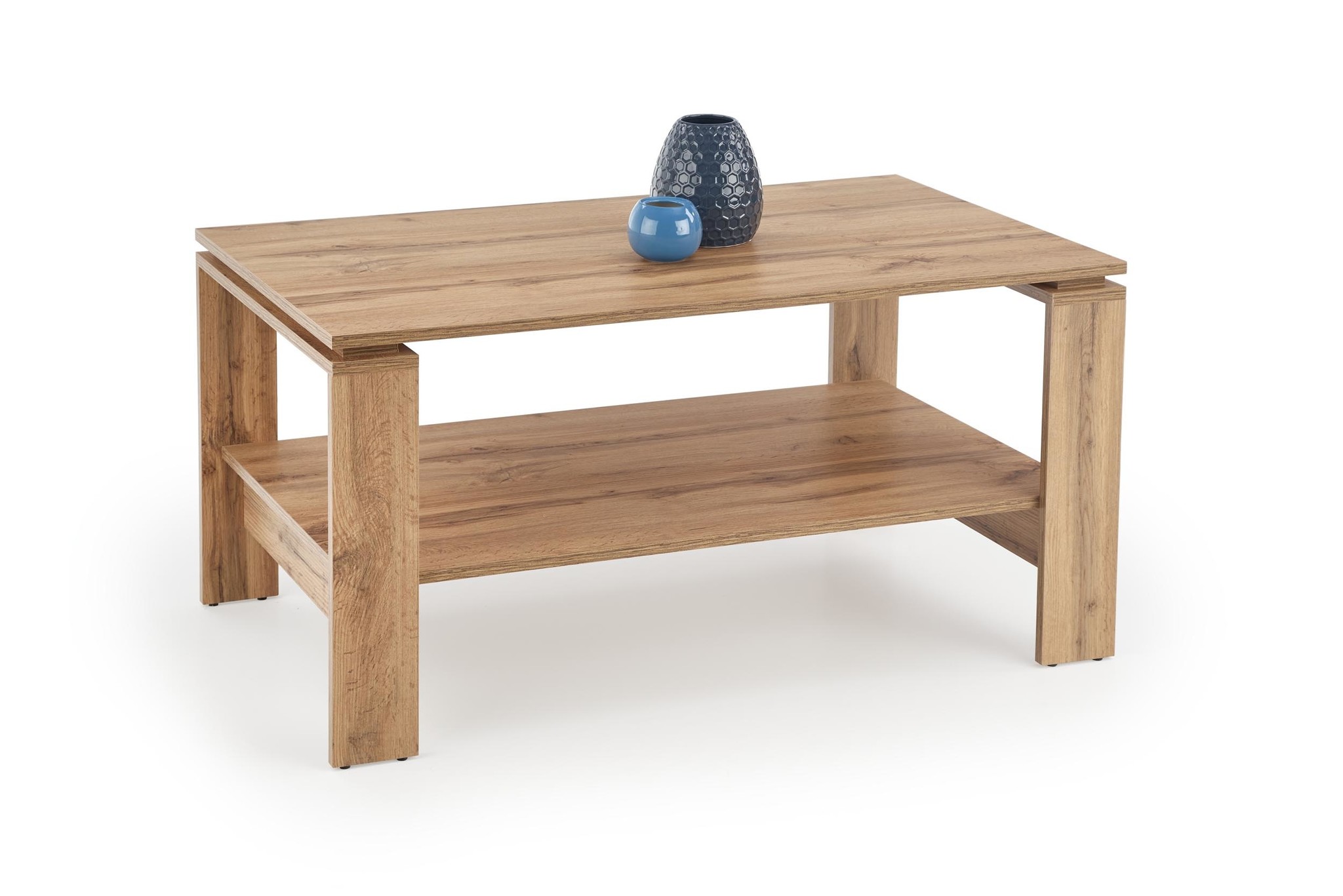 ANDREA - salontafel - hout - onder legplank - 110x52x60 cm