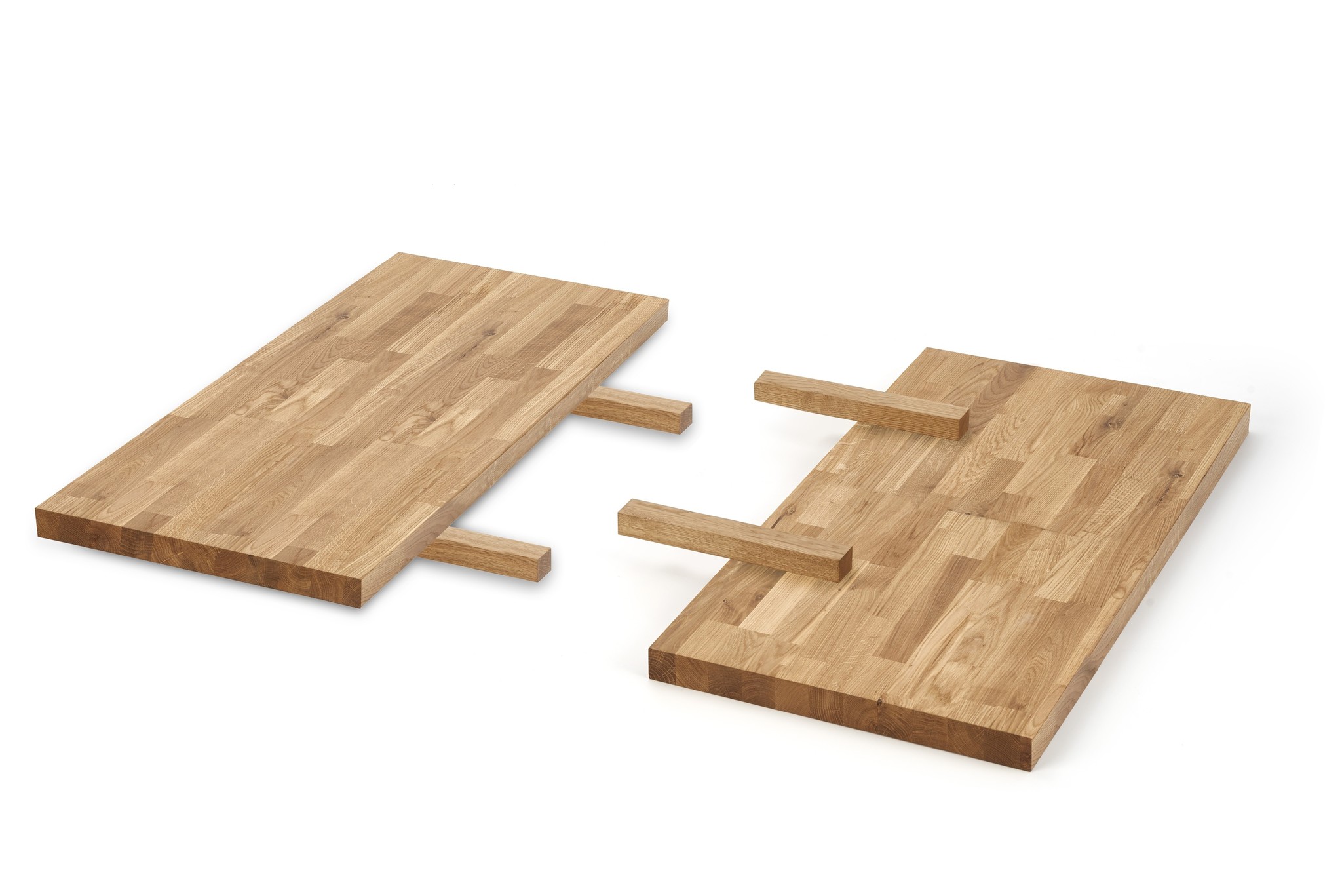 APEX & RADUS - tafel verlengstuk - massief hout - 78x40 cm