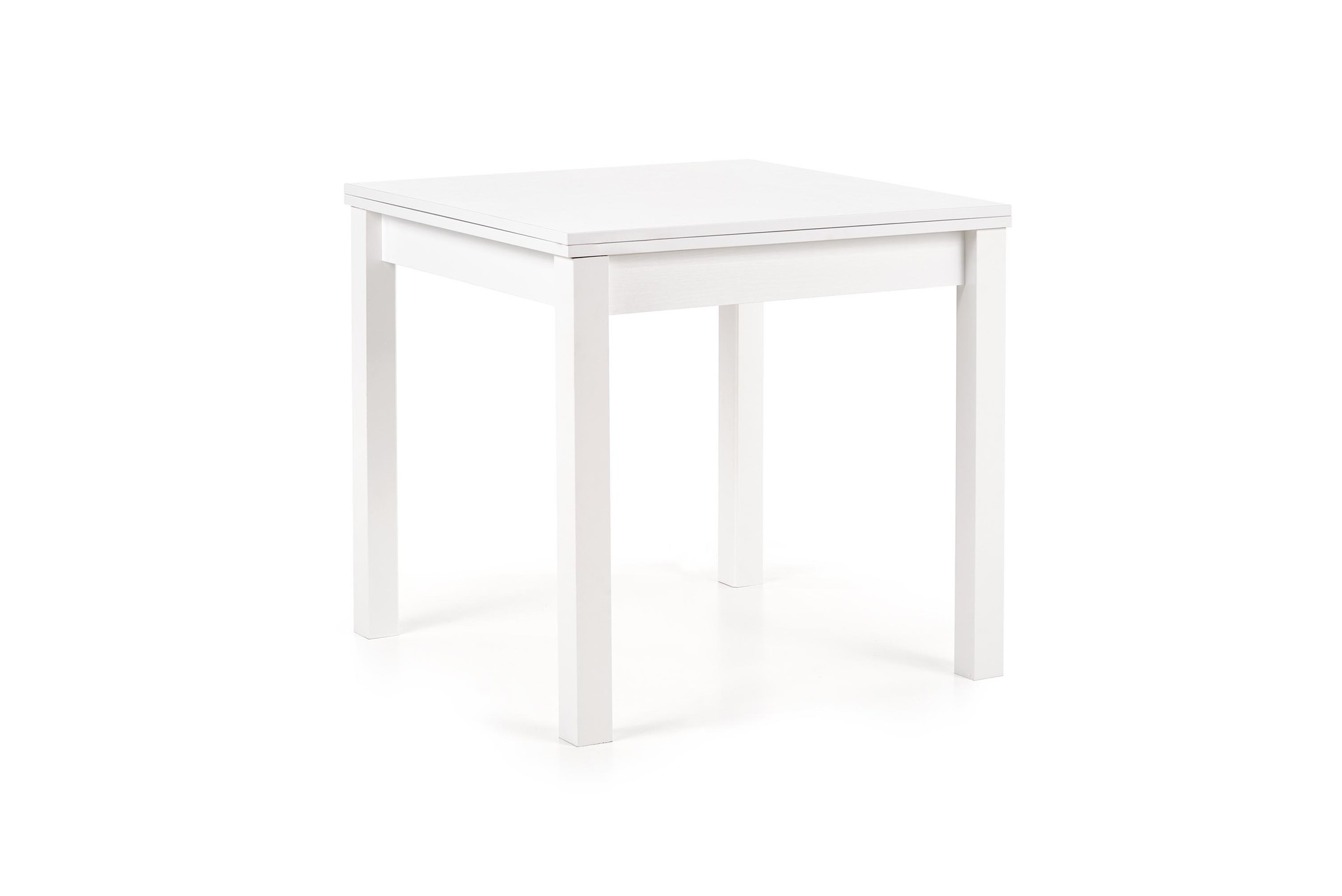 GRACJAN - eettafel - hout - 80-160x80x76 cm - wit