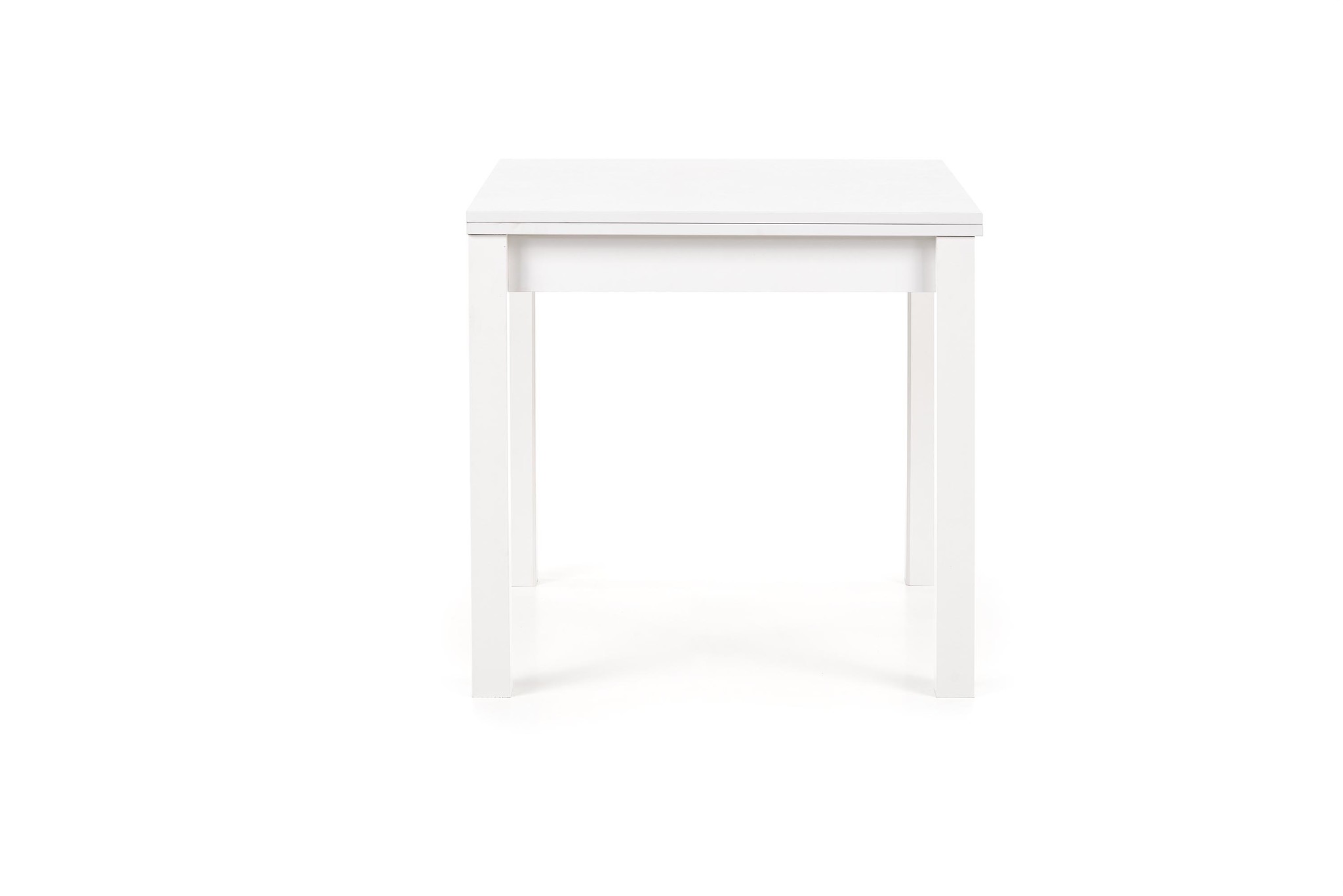 GRACJAN - eettafel - hout - 80-160x80x76 cm - wit