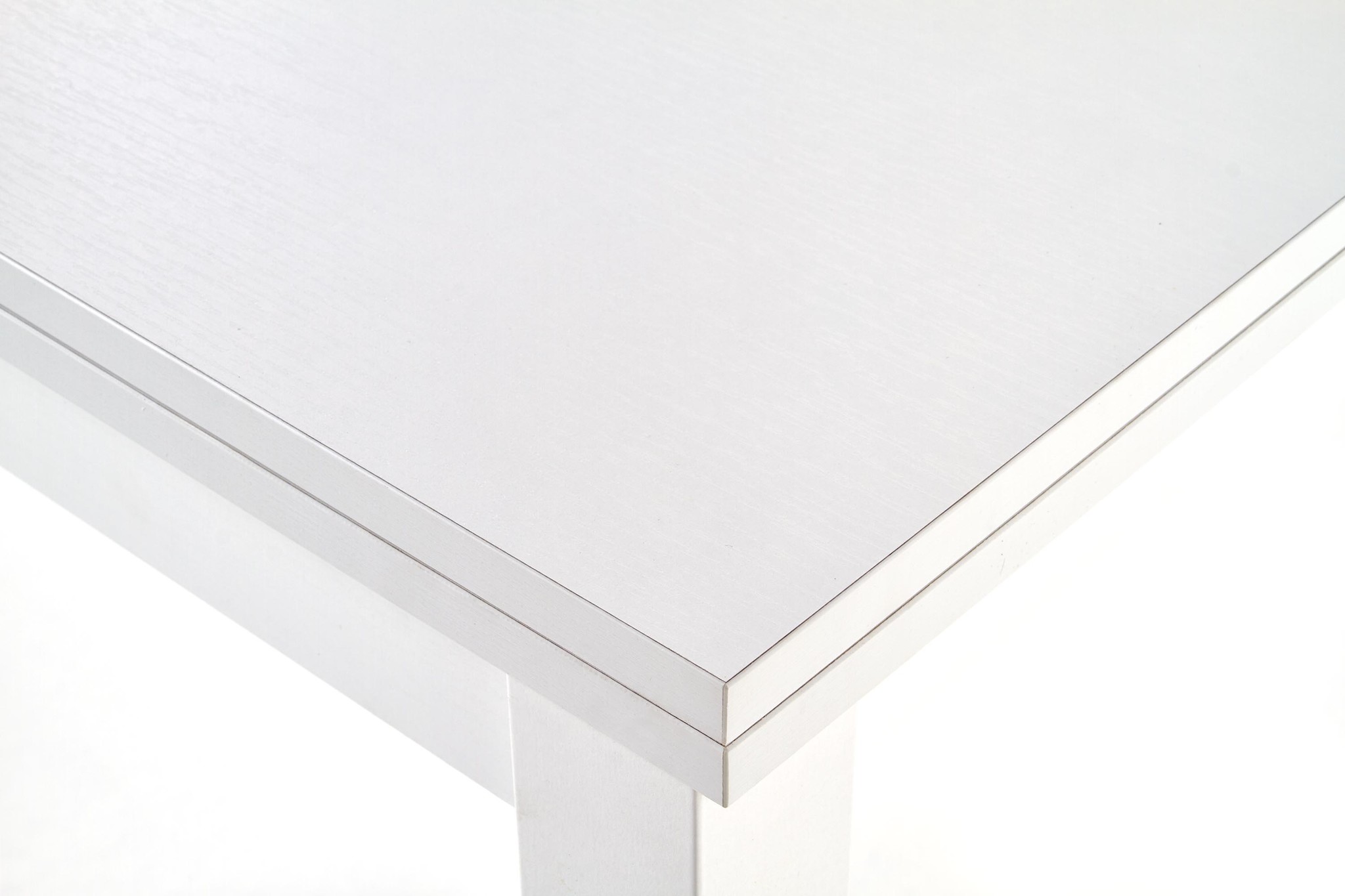GRACJAN - eettafel - hout - 80-160x80x76 cm - wit