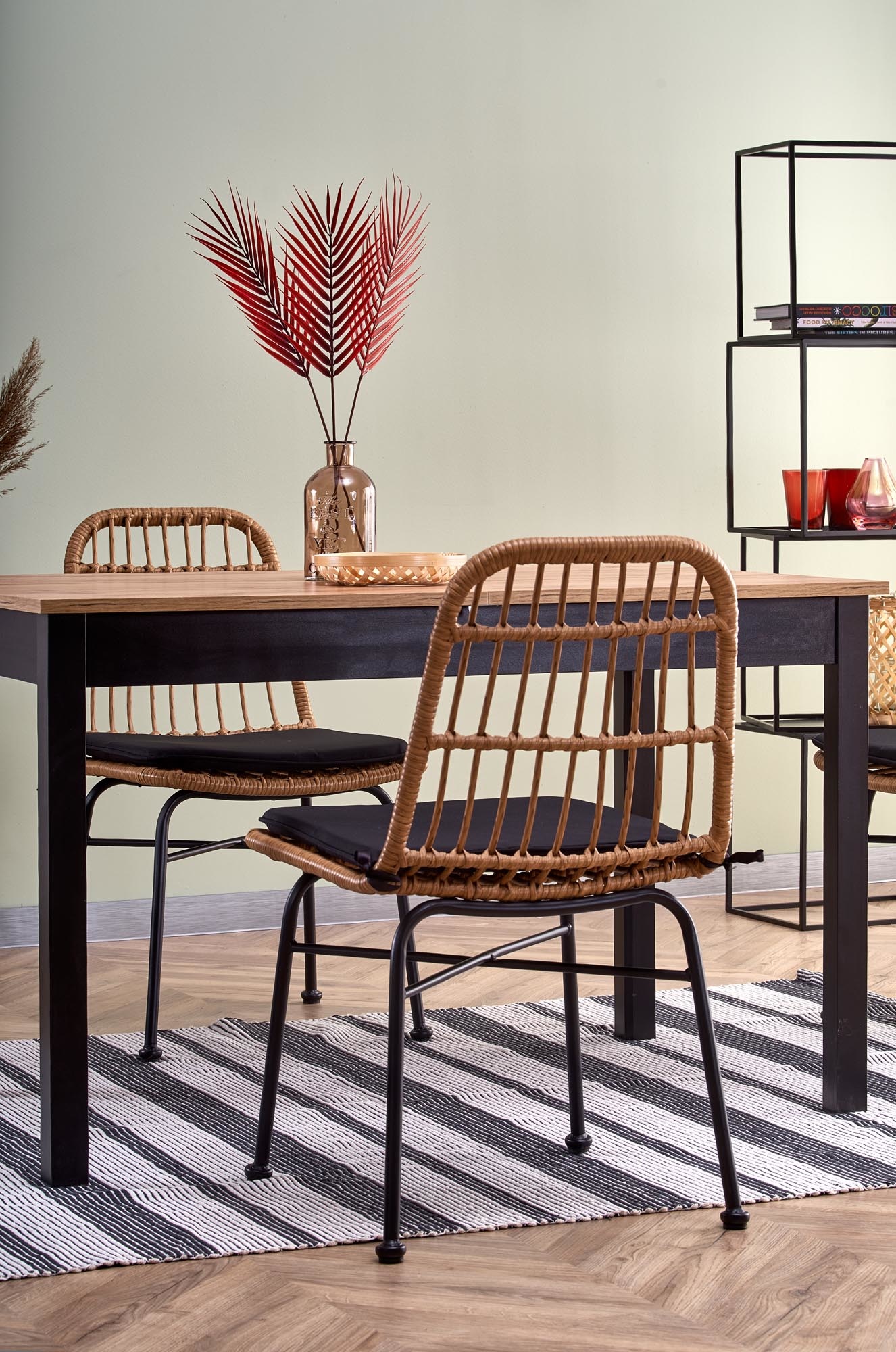 GREG - eettafel - hout - rechthoekig - 124-168x74x75 cm