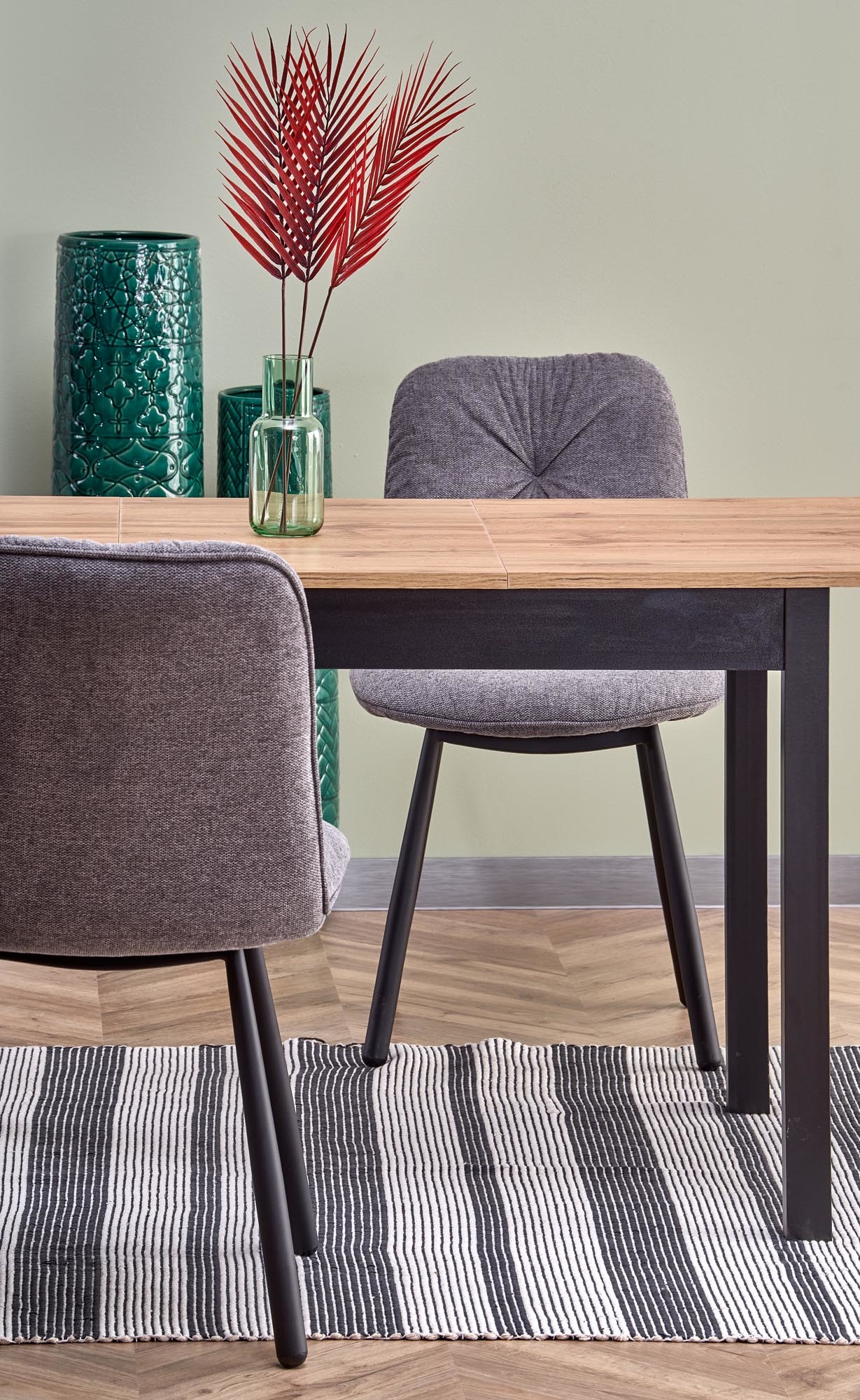 GREG - eettafel - hout - rechthoekig - 124-168x74x75 cm