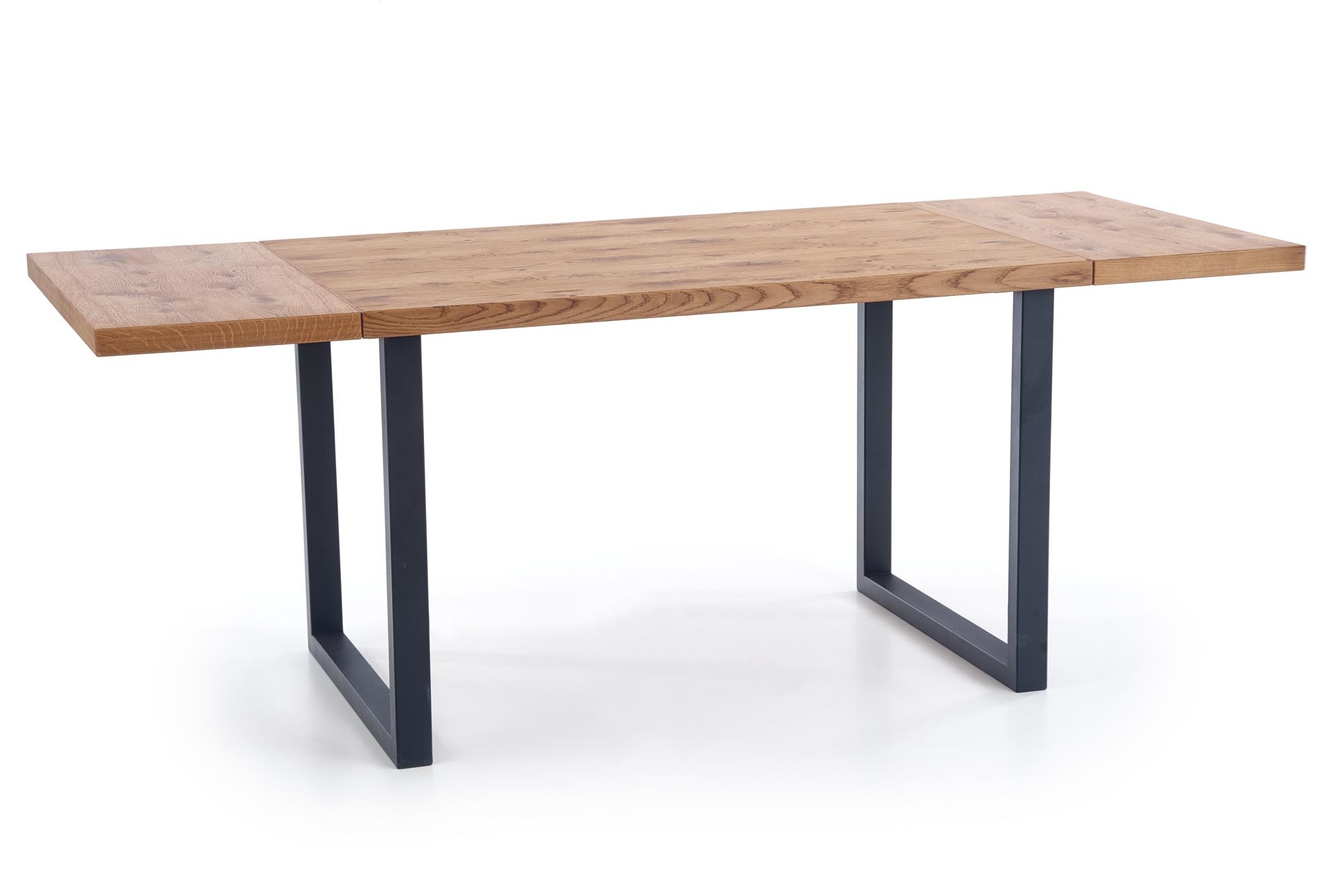 HORUS - eettafel - houten tafelblad - 126-206x80x76 cm