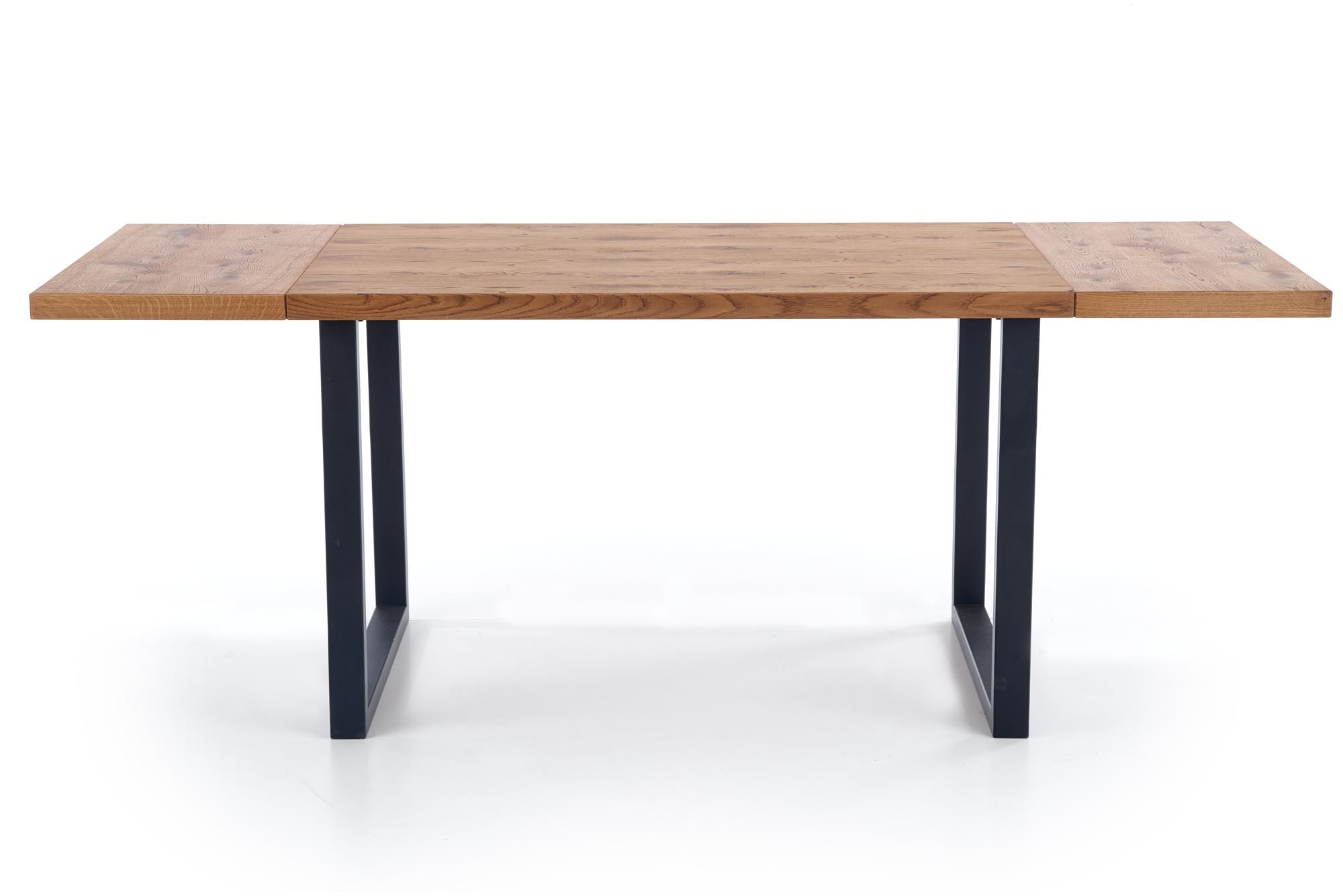 HORUS - eettafel - houten tafelblad - 126-206x80x76 cm