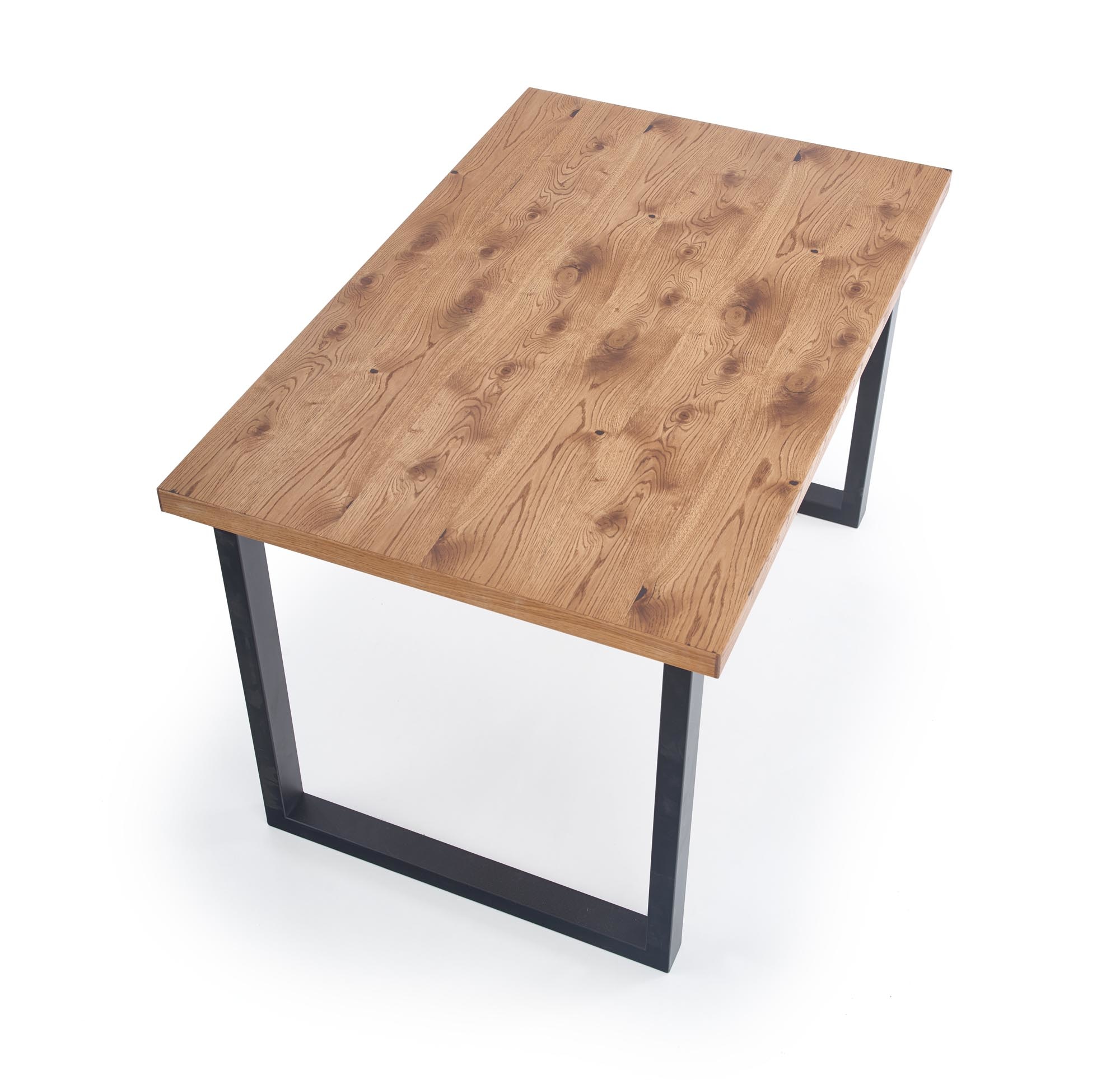 HORUS - eettafel - houten tafelblad - 126-206x80x76 cm