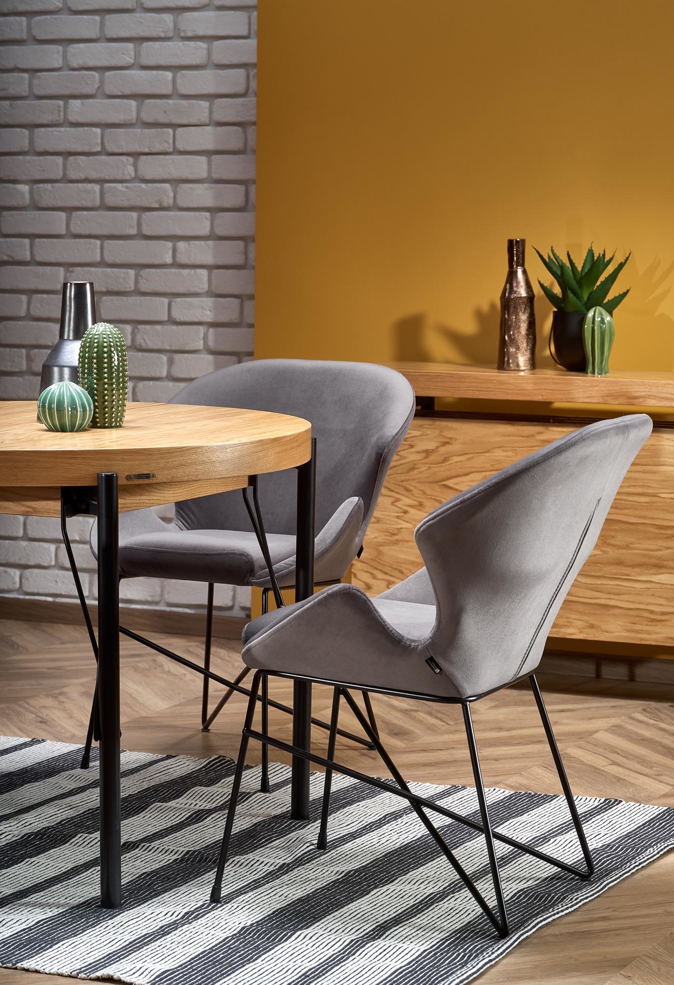 INFERNO - eettafel - ovaal - 100-300x100x76 cm