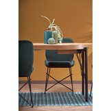 INFERNO - eettafel - ovaal - 100-300x100x76 cm