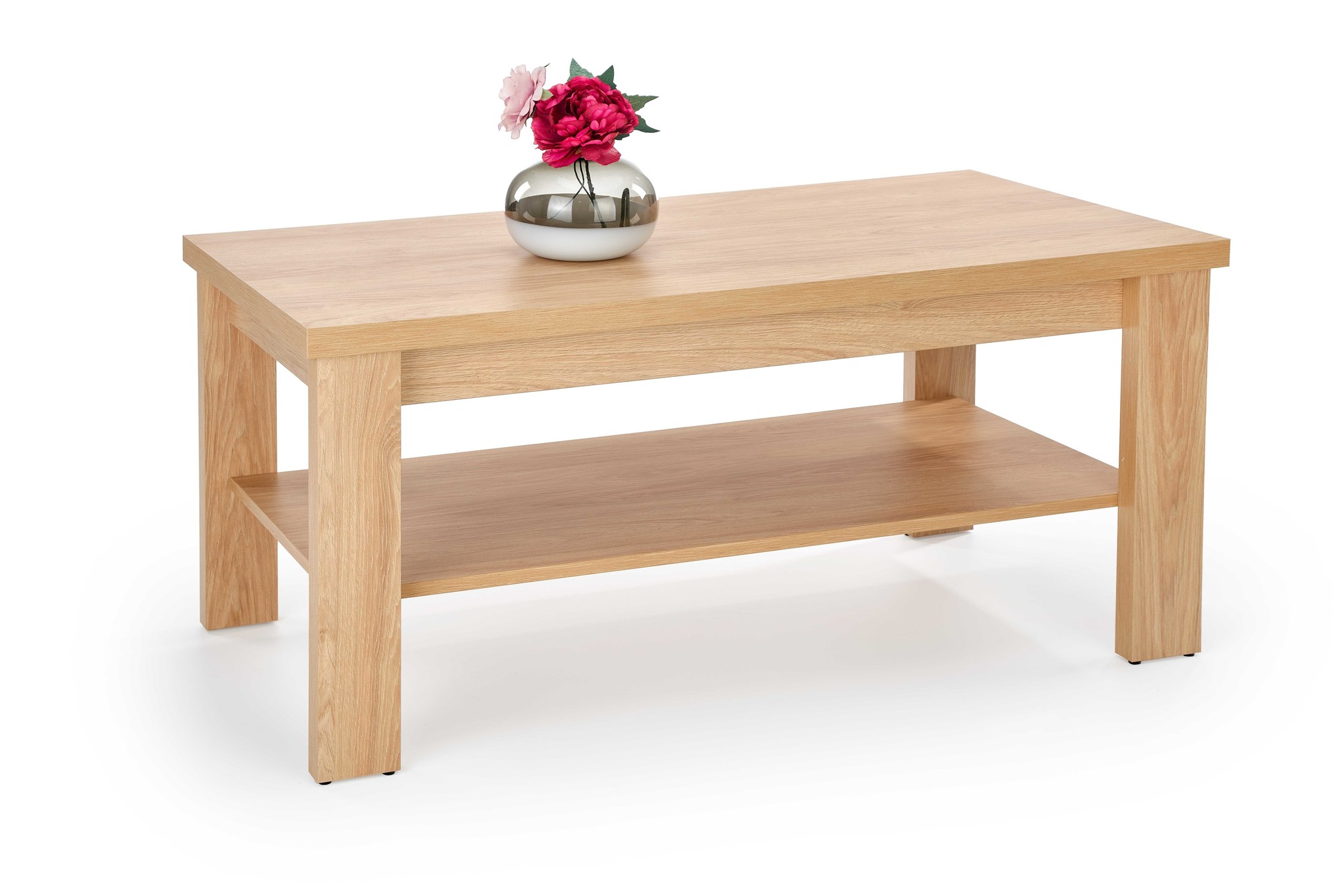 JENNA - salontafel - hout - rechthoekig - 120x56x60 cm