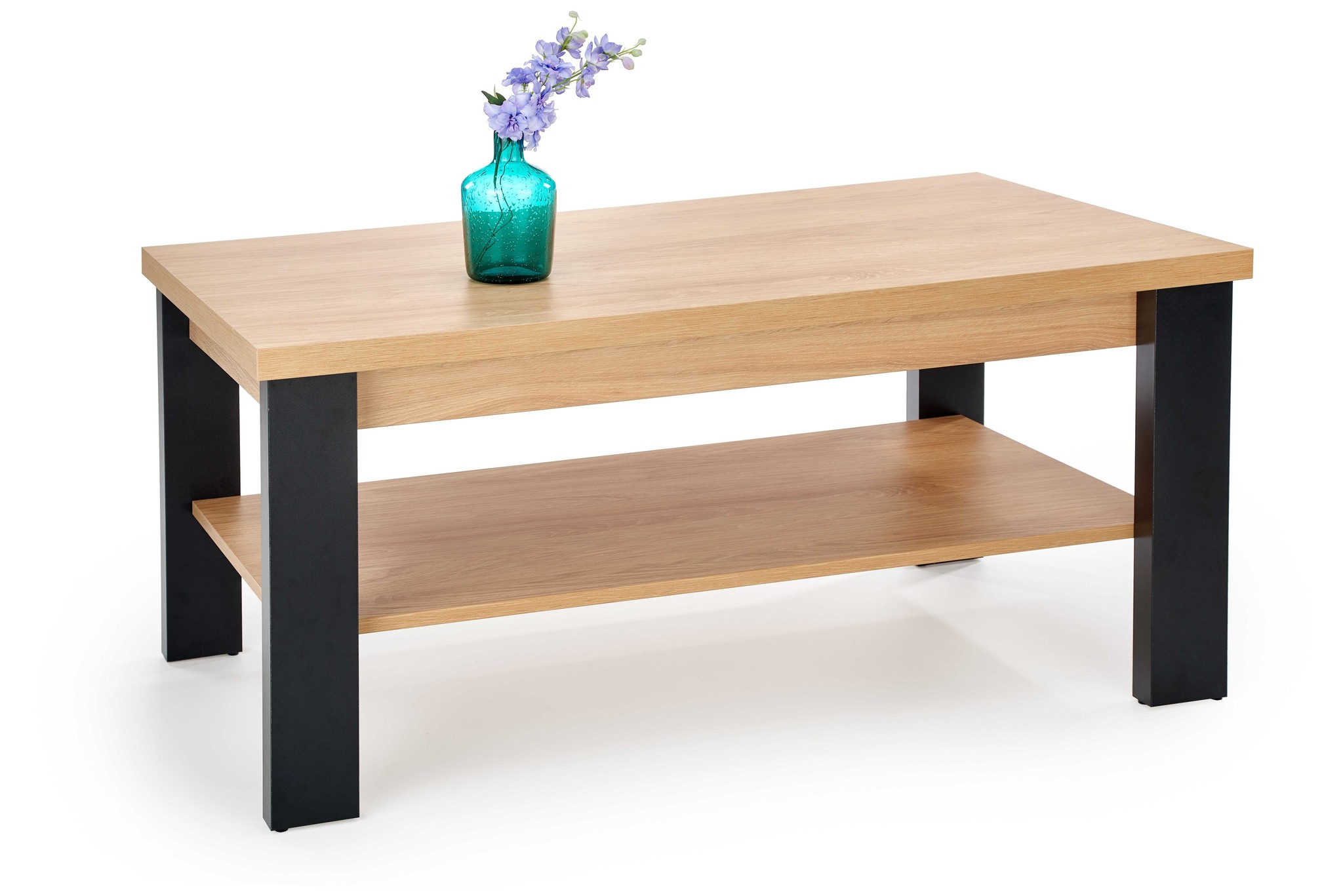 JENNA - salontafel - hout - rechthoekig - 120x56x60 cm