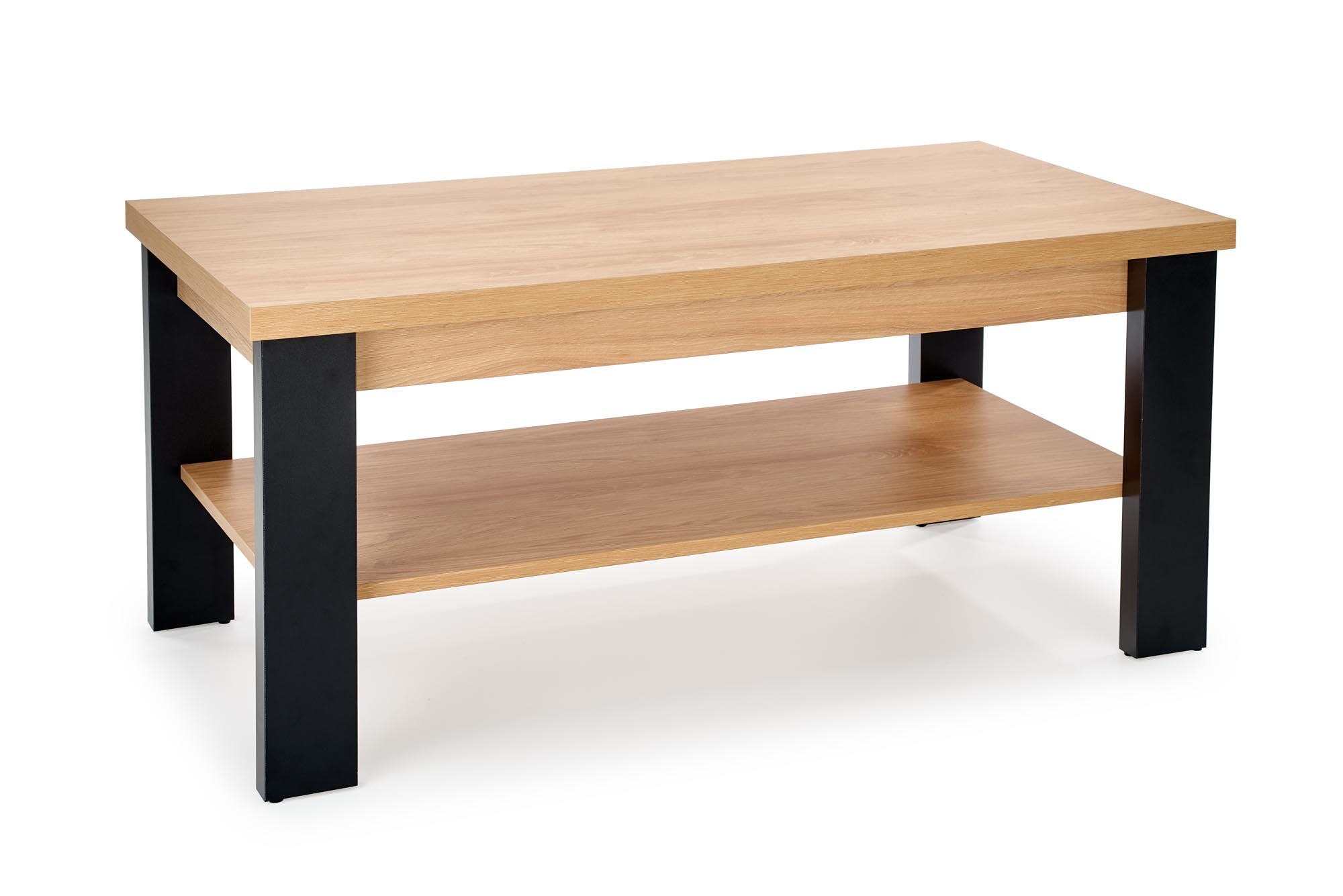 JENNA - salontafel - hout - rechthoekig - 120x56x60 cm