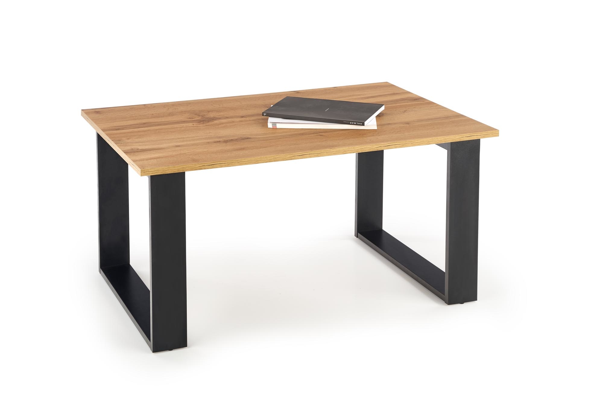 LIBRA - salontafel - gelamineerd bord - wotan eiken zwart