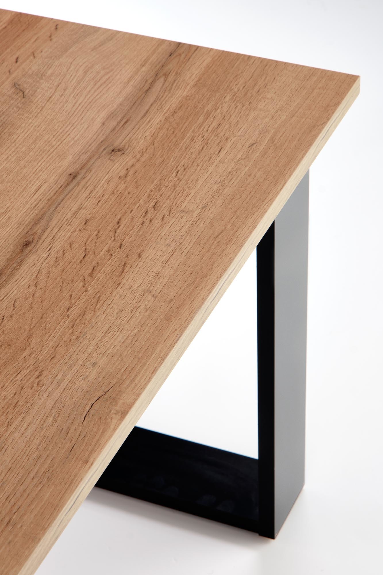 LIBRA - salontafel - gelamineerd bord - wotan eiken zwart