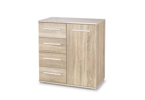 LIMA - ladekast - gelamineerd spaanplaat - 40x77x82 cm