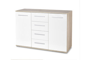 LIMA - ladekast - gelamineerd spaanplaat - 40x82x116 cm