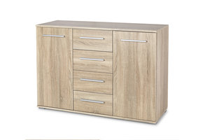 LIMA - ladekast - gelamineerd spaanplaat - 40x82x116 cm