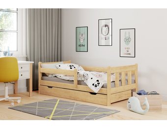 MARINELLA - eenpersoonsbed - met lade - traditioneel - 164x99x60 cm