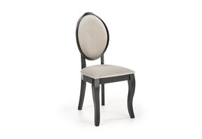 VELO - eetkamerstoel - hout - 46x92x47 cm - zwart beige