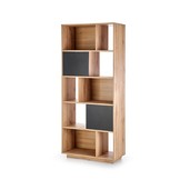 REG - boekenkast - traditioneel - 80x180x33 cm - zwart