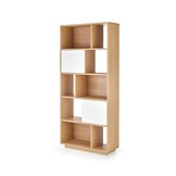 REG - boekenkast - Scandinavisch - 80x180x33 cm - wit
