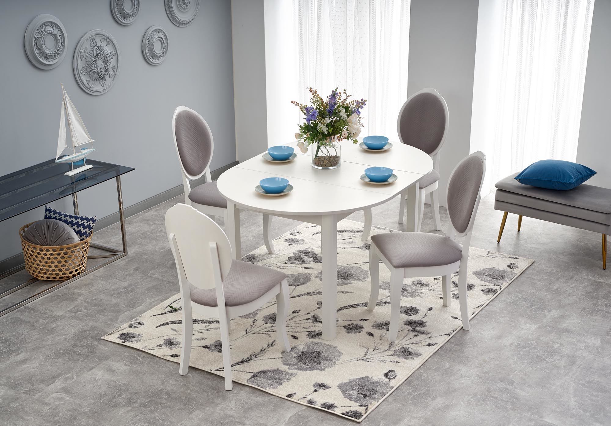 RINGO - eettafel - uitschuifbaar - gelamineerd bord - 6 zits
