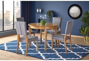 SORBUS - eettafel - uitschuifbaar - natuurlijk fineer - 8 zits