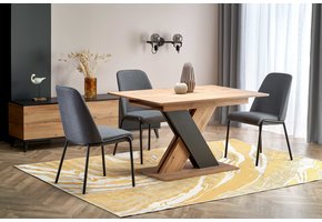 XARELTO - eettafel - uitschuifbaar - gelamineerd bord - 6 zits