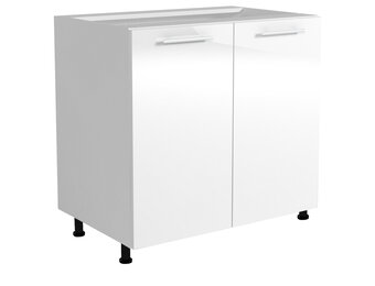 VENTO - kast - wastafelonderkast - 80x82x52 cm - wit