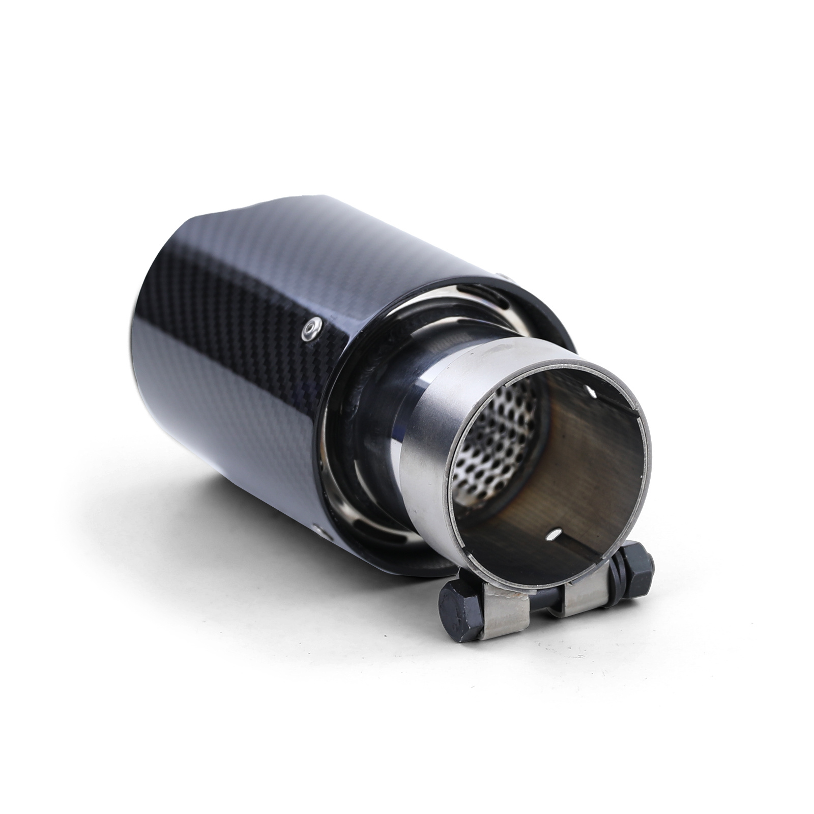 Uitlaat eindpijp geschikt voor BMW Modellen - Sport Optiek - Carbon Zwart