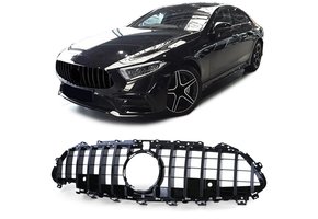 Autogrille geschikt voor Mercedes CLS C257 - Sportief - Glanzend zwart