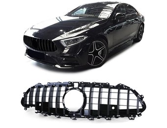 Autogrille - Mercedes CLS C257 - Sportief - Glanzend zwart