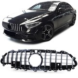Autogrille - Mercedes CLS C257 vanaf 17 - Chroom/Glanzend zwart - Sport optiek