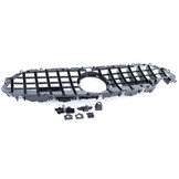 Autogrille - Mercedes CLS C257 vanaf 17 - Chroom/Glanzend zwart - Sport optiek