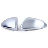 Spiegelkappen geschikt voor VW Golf 7 VII 5G1 sedan - mat zilver - ABS-kunststof - Hoogwaardige afwerking
