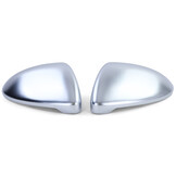 Spiegelkappen geschikt voor VW Golf 7 VII 5G1 sedan - mat zilver - ABS-kunststof - Hoogwaardige afwerking